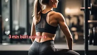 3-Minute Booty Burn Workout | Quick Butt Workout for Women (No Equipment!) | Home Workouts for Women