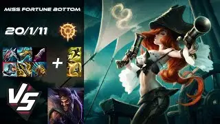 BOTTOM Miss Fortune vs Draven - EU Grandmaster Patch 25.22