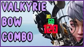 INSANE valkyrie and bow combo clip in apex legends #shorts