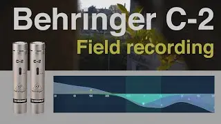 Behringer C-2 stereo ORTF with TASCAM FR-AV2 - Field Recording Test #behringer #c2 #fieldrecording 