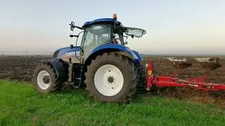 NEW HOLLAND T6080 & Pottinger Servo 35 Kampos Larisas
