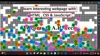 learning interesting page with  (html , css and javaScript)
