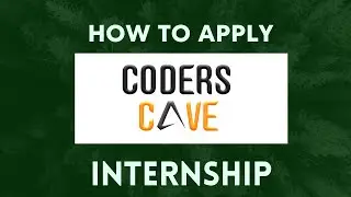 Apply for Coders Cave Internship with free certification|How to apply internship online|#internship