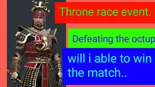 New Throne race event in shadow fight 3 (grand mode).🐙🐙is rage...☠️