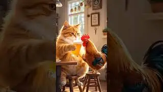 ##The cat and hen friendship##