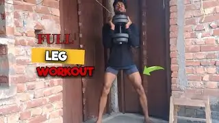 Leg workout at home with dumbbell //  full leg exercise in home no equipment 