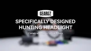 🔥 GearOZ 25000LUX Hunter Headlamp | Ultimate Coyote Hunting Light in Action! 🦝💡