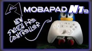NEW Switch PRO Controller w/ LIQUID SILICON Buttons | MOBAPAD N1 HD