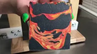 Cutting &ldquo;Wyvern&rdquo; Cold Process Soap