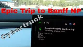 Поездка в национальный парк Банфф на Cybertruck