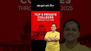 Private colleges that accept CLAT 2025 Score #shorts #riddhimunoth