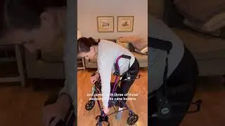Make your walker as functional as possible with this simple update! #accessibility #homehealth