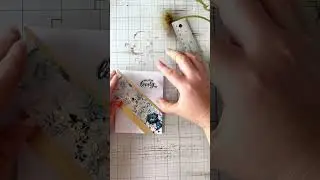Washi /PET tape card! Quick and easy card making! #thewashitapeshop #washitape #cards #cardmaking