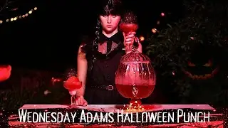 Уэнсдей Аддамс 👻 Рецепт пунша на Хэллоуин от семейки Аддамс