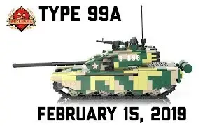 Тип 99А &mdash; основной боевой танк &mdash; военный конструктор Lego