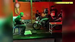 Drag Bike Balap Motor Di Ponorogo di tengah malam 