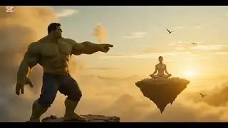 The story of the yellow Hulk and the red Trisha #long video #ai video #Hollywood movie #