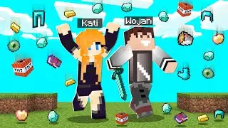 MINECRAFT ale ITEMY SPADAJĄ z NIEBA z KATI!