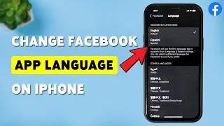 How To Change Facebook App Language On iPhone | Update Facebook Language Preference On iOS 2025