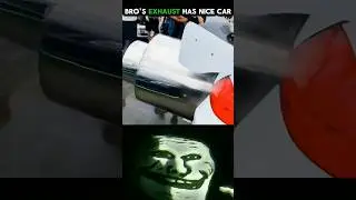 BRO EXHAUST HAS NICE CAR 🥶🥶 #shorts #exhaust #cars #trending