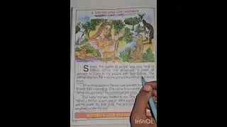 Sheba and the monkey 🐒 in Marathi 