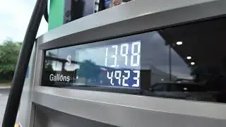 Gas Pump Numbers Counting - Royalty-Free 4K60 Stock Footage