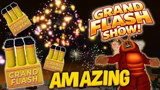 Mini 21x Grand Flash Firework Show In Roblox! (Fireworks Playground)
