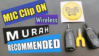 MIC Clip On Wireless 2.4G  buat VLOG/PRANK Buat HP