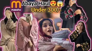 I Found the CHEAPEST Abaya Haul on Meesho?! 😱🤩 Cheapest Price💸❗must watch❗@NahidKhan-d8d