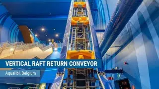 Sunkid Moving Carpet &ndash; Vertical raft return conveyor