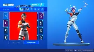 FORTNITE *SHADOW OPS* (NEW EDIT STYLE) SKIN SHOWCASE (BACKBLINGS AND EMOTES)