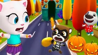 Talking Tom Gold Run 🎃 Halloween Compilation | Underwater World + BossFight