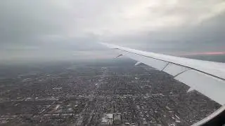 United B787-100 Landing to Chicago O'Hare