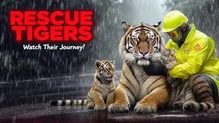 Saving Bengal Tigers || A Heartbreaking Rescue in the Rain