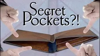 Find The Secret Pocket In The Origami Leather Wallet