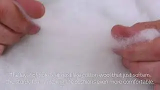 What is a foam with Dacron wrap filling?