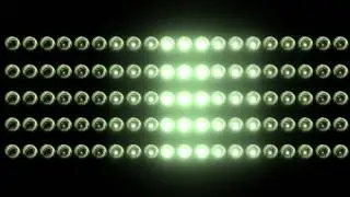 Flashing Light Wall With Bulbs - free HD vfx footage