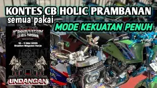 KONTES CB HOLIC PRAMBANAN #CBHOLIC #YOGJAKARTA