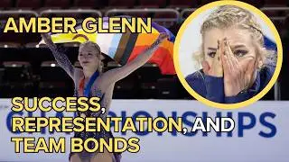 Amber Glenn's Pride Pin & Journey to Milan Olympics