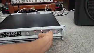 TEST Crown Macro tech 1200 Gửi B&aacute;c HP . Thank B&aacute;c 🤝🤝🤝🤝❤️