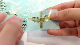 Personalized customization transfer of high-quality gold nickel stickers