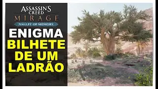 ASSASSIN'S CREED MIRAGE - BILHETE DE UM LADR&Atilde;O ( PISTA DE ITENS ROUBADOS ) ENIGMA SOLUCIONADO