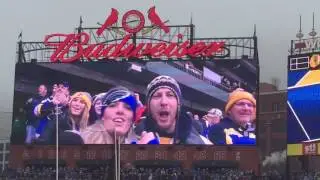 St. Louis Blues 2nd goal at the 2017 Winter Classic at Busch Stadium