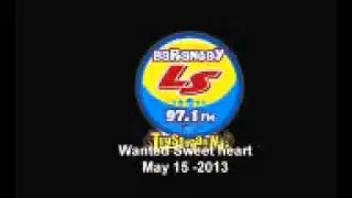 Wanted SweetHeart May162013