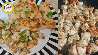 Chicken Malai Boti Paratha recipe by kitchen with auh ||Malai Boti recipe #video #viral
