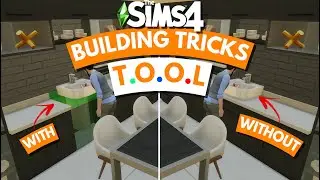 Sims 4 ADVANCE Building Tips and tricks 🛠🌐 TOOL Tricks WITHOUT using it Sims 4 Building Tricks