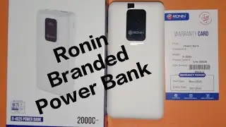 RONIN R-4025 20000mah Powerbank unboxing review 20000mah powerbank with 1 year Warranty R-425