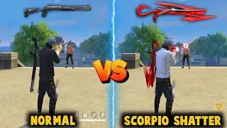 NEW EVO M1014 - SCORPIO SHATTER VS NORMAL M1014 DAMAGE ABILITY TEST | BEST M1014 SKIN - FREE FIRE