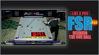 Like A Pro ⚪💥🔵FSR Bending The Cue Ball / 2025 Premier League Pool