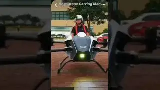 World Biggest Drone😱🤯🔥 | Robot Drone Carring Human🥵 | #tech #shorts #bigdroneflyer77